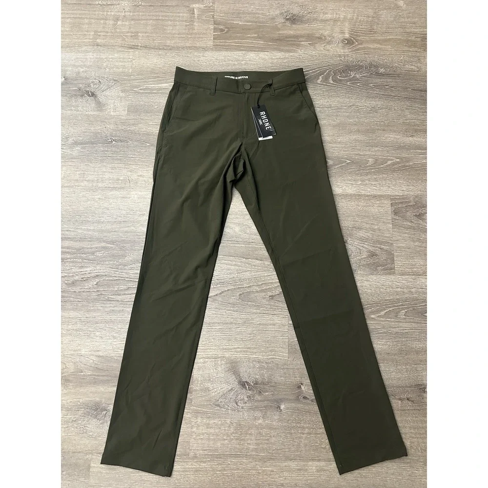 Rhône Resort Pants Golf Athletic Men's 28x32 Green NWT